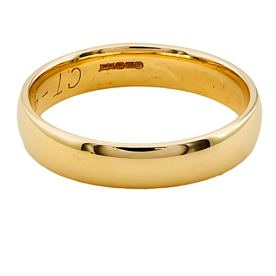 9ct Gold 3.3g Wedding Ring size P